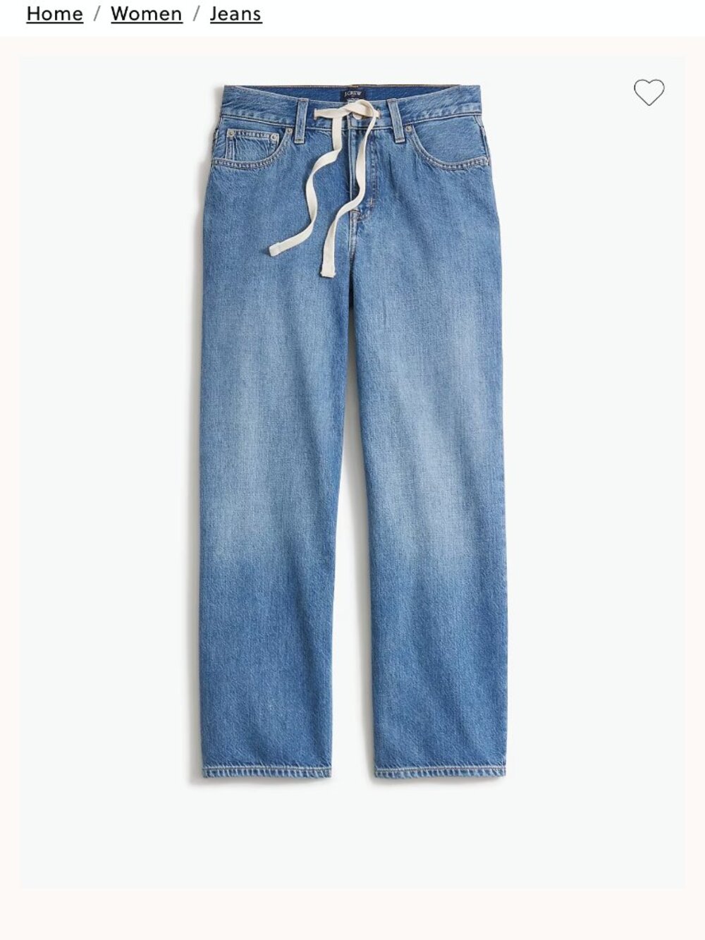 J.Crew Vintage Wide-Leg Utility Jeans